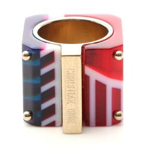 Dior Sorbet Wide Ring Gold Plated Jewelry